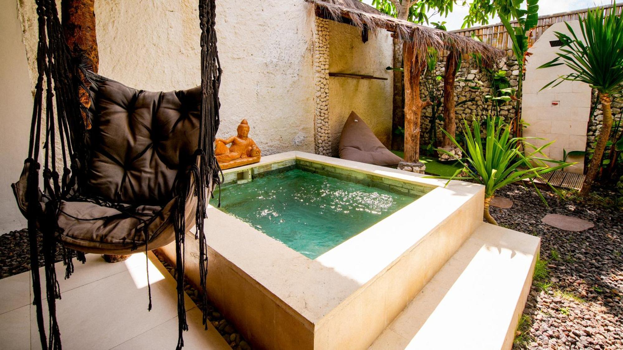 Alma Cottage 1 - Cozy 01 Bed With Private Pool ウルワツ エクステリア 写真
